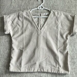 Madewell corduroy top